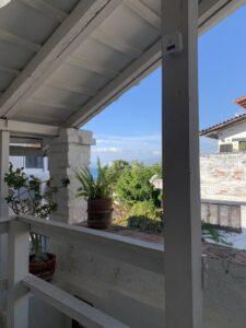 Interior view of open window Mexico