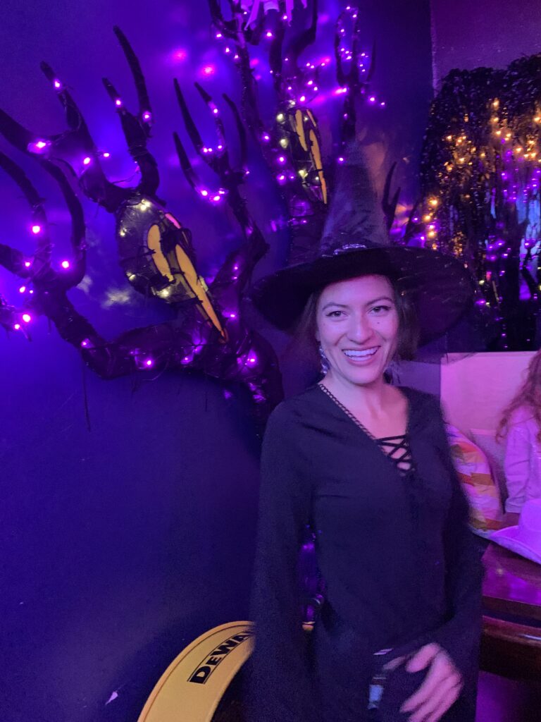 witch in costume