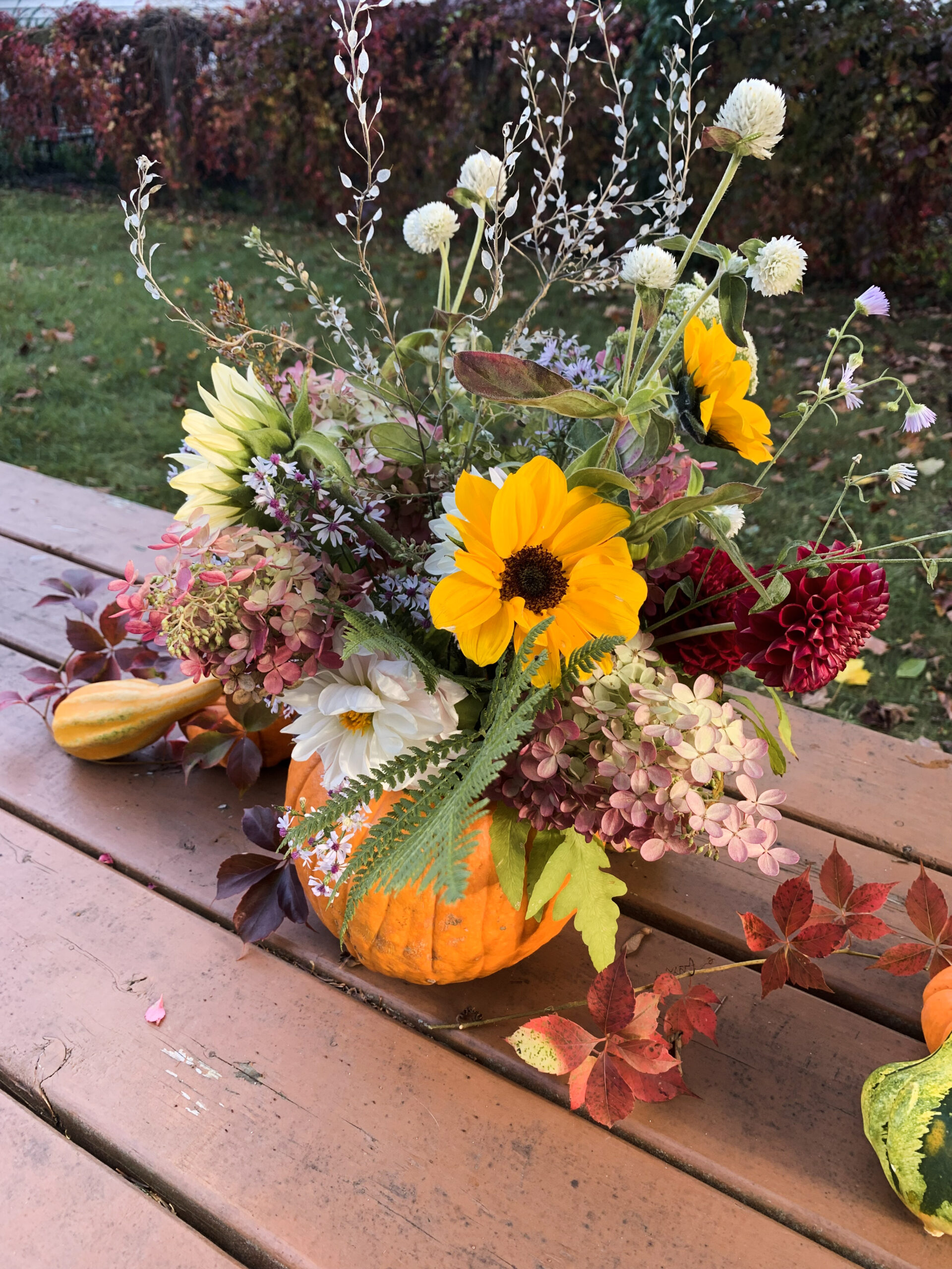 Fall centerpiece tutorial