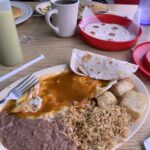 Plate of rice and beans