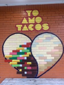 te amo tacos mural