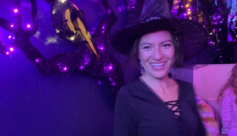 witch in costume